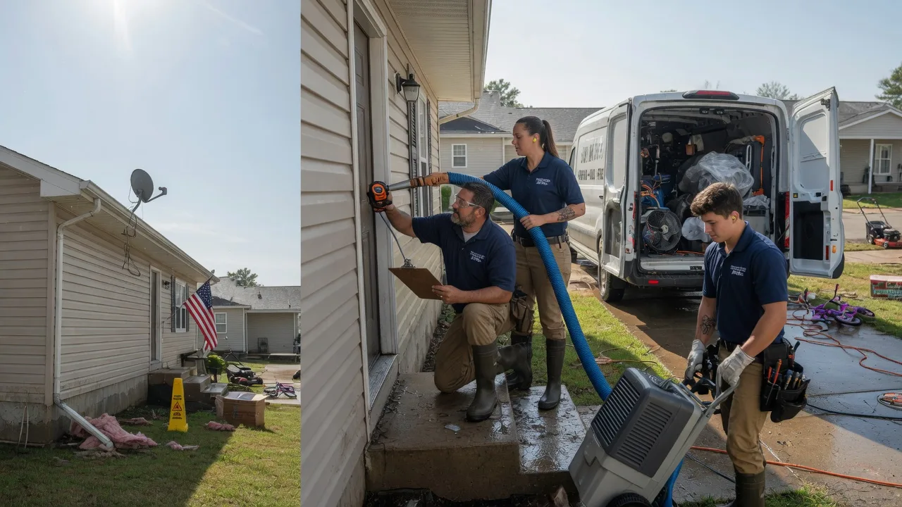 Ceiling Water Damage Restoration in Alma, WI near me